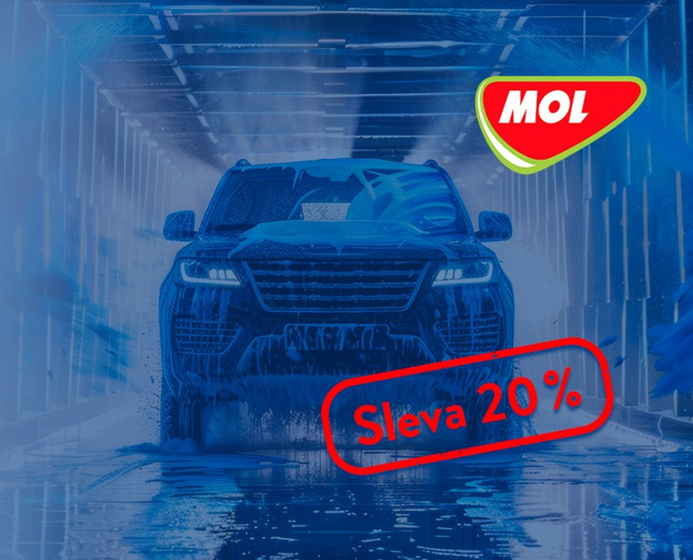 Sleva 20 % na prémiové programy na myčkách MOL